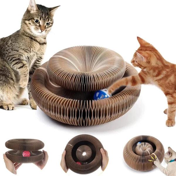 Planche à gratter ronde pour chat