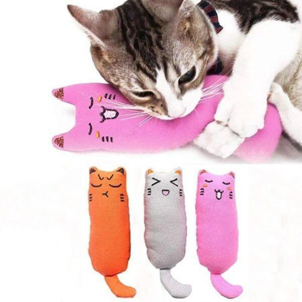 Peluche en herbe de cataire pour chat