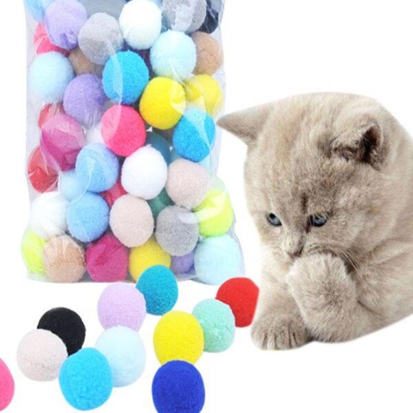 Balle de Jeu Interactif en Peluche pour chat